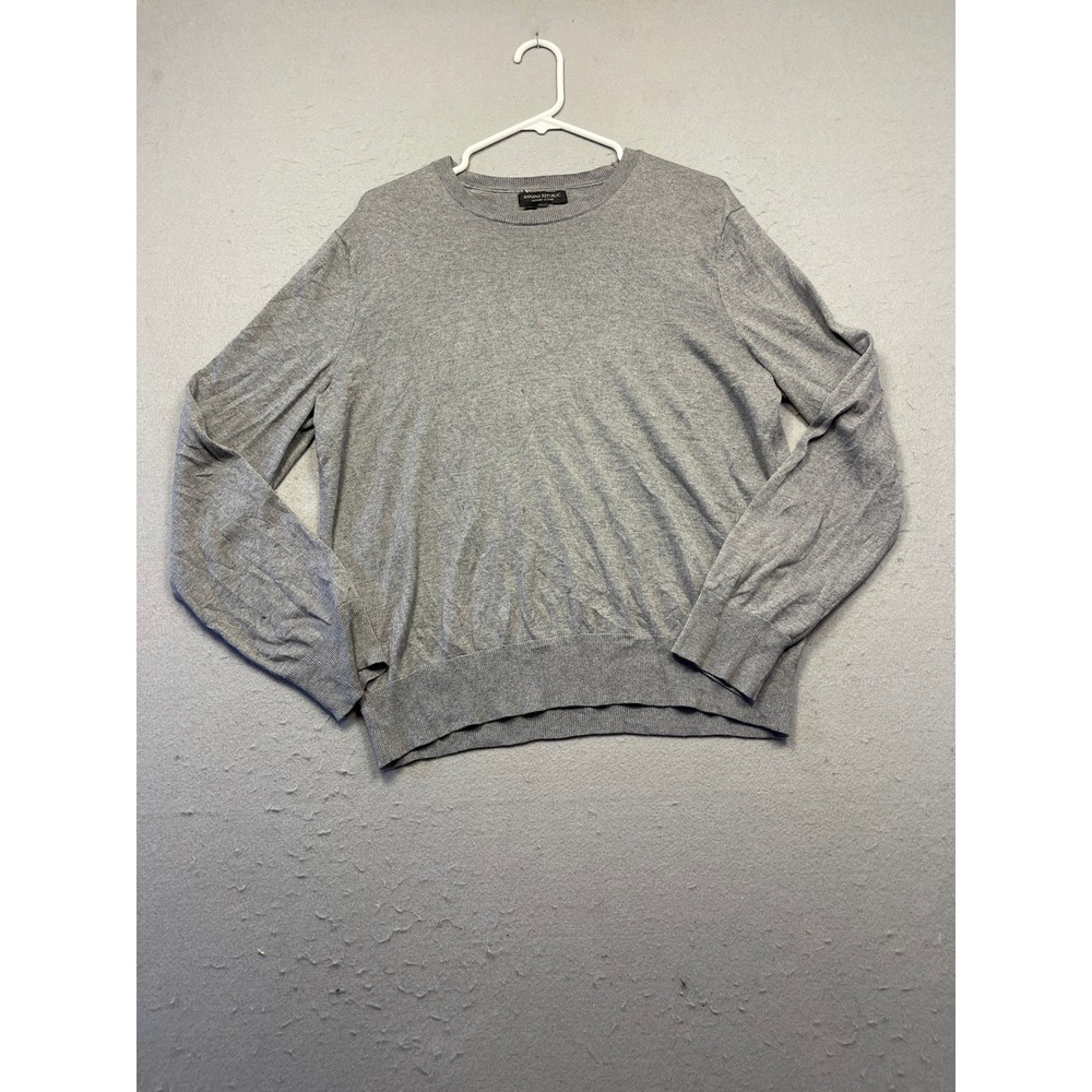 Banana Republic Sweater Luxury Blend Knit Gray Small Mens